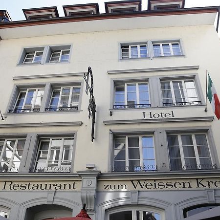 Boutique Hotel Weisses Kreuz - Adult Only Hotel Lucerna Exterior foto